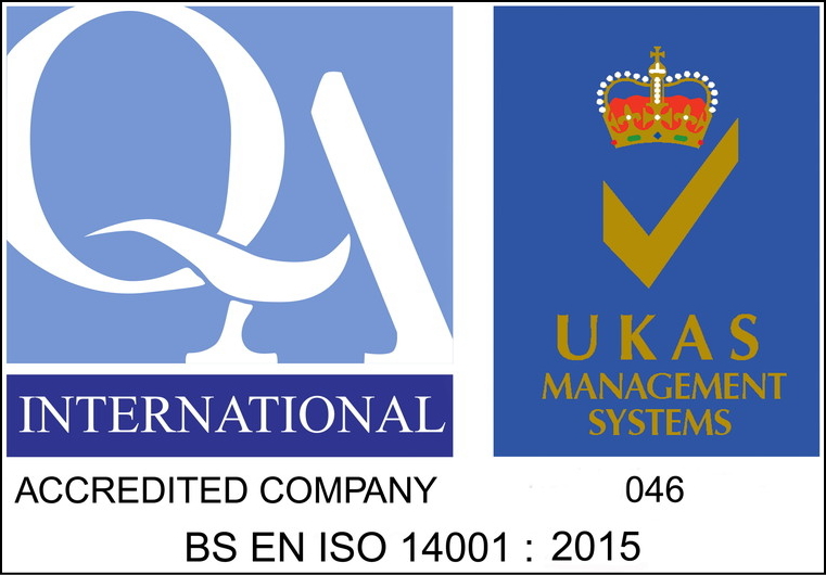 INTERNATIONAL UKAS MANAGEMENT SYSTEMS ACCREDITED COMPANY 0046 BS EN ISO 14001:2004